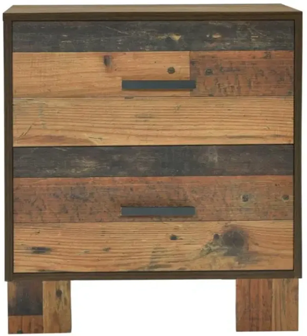 Sidney 2-drawer Nightstand Rustic Pine