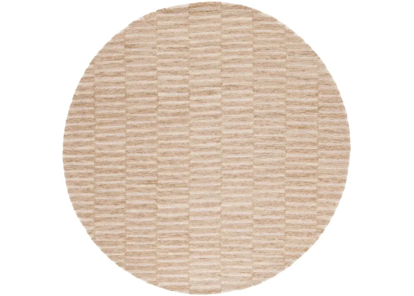 EBONY 751 BEIGE  6' x 6' Round Round Rug