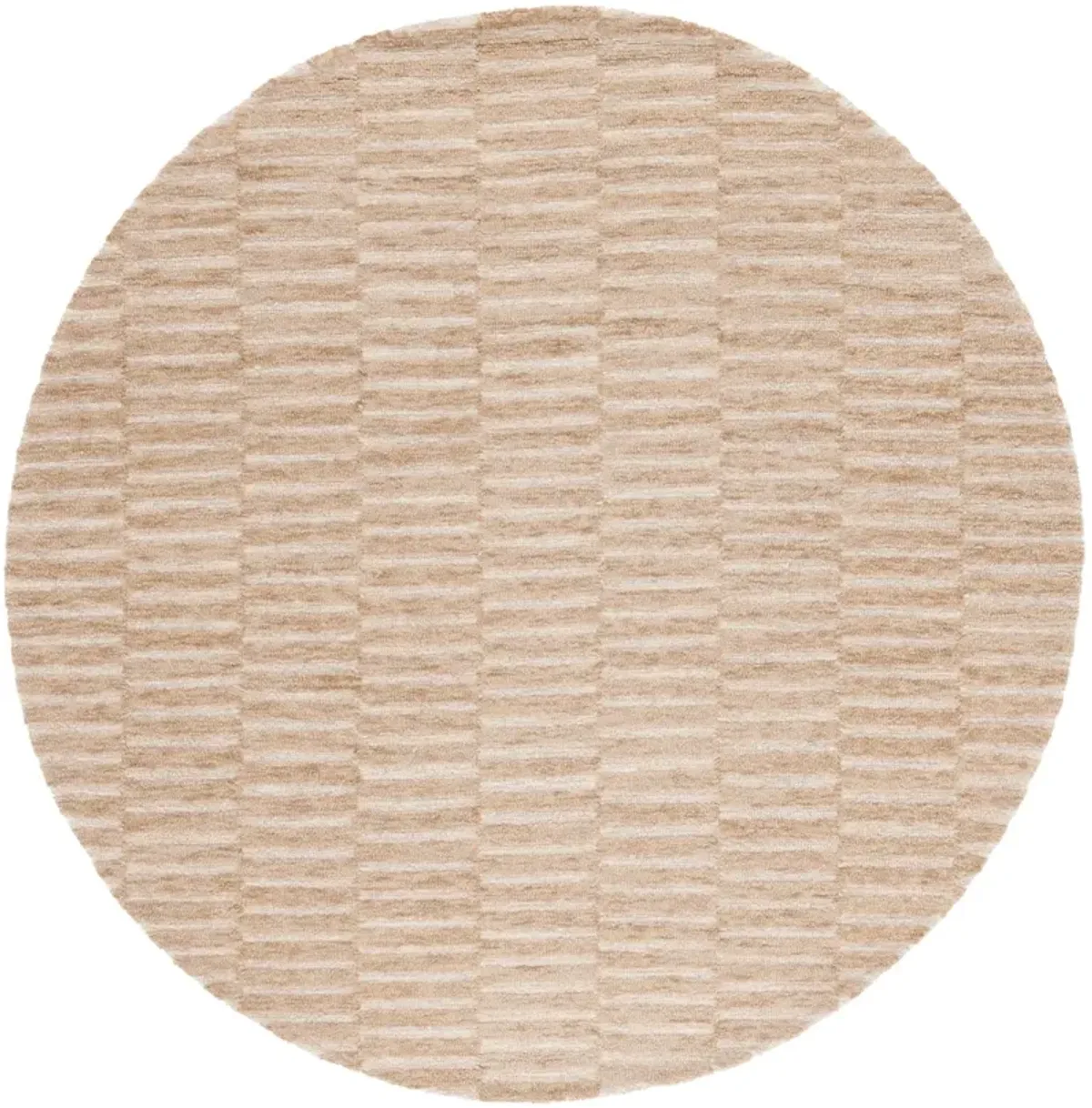 EBONY 751 BEIGE  6' x 6' Round Round Rug