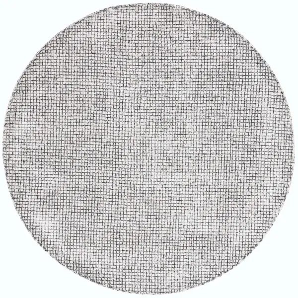 ABSTRACT Hand Tufted 8' x 8' Round area rug