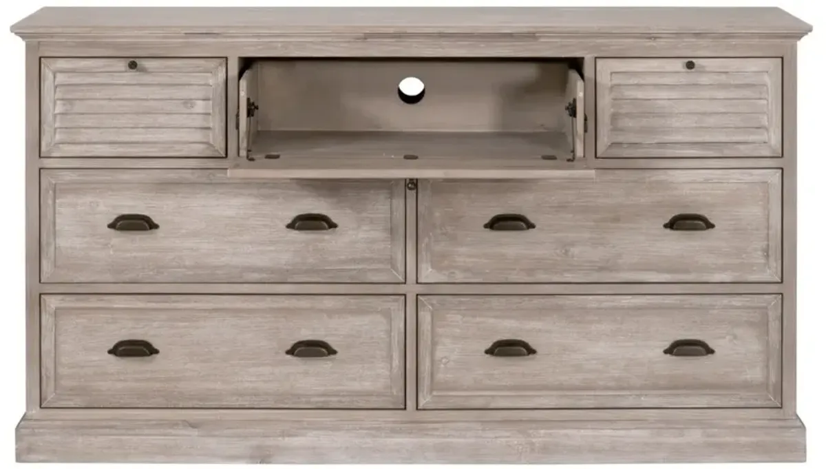 Eden 7-Drawer Media Dresser