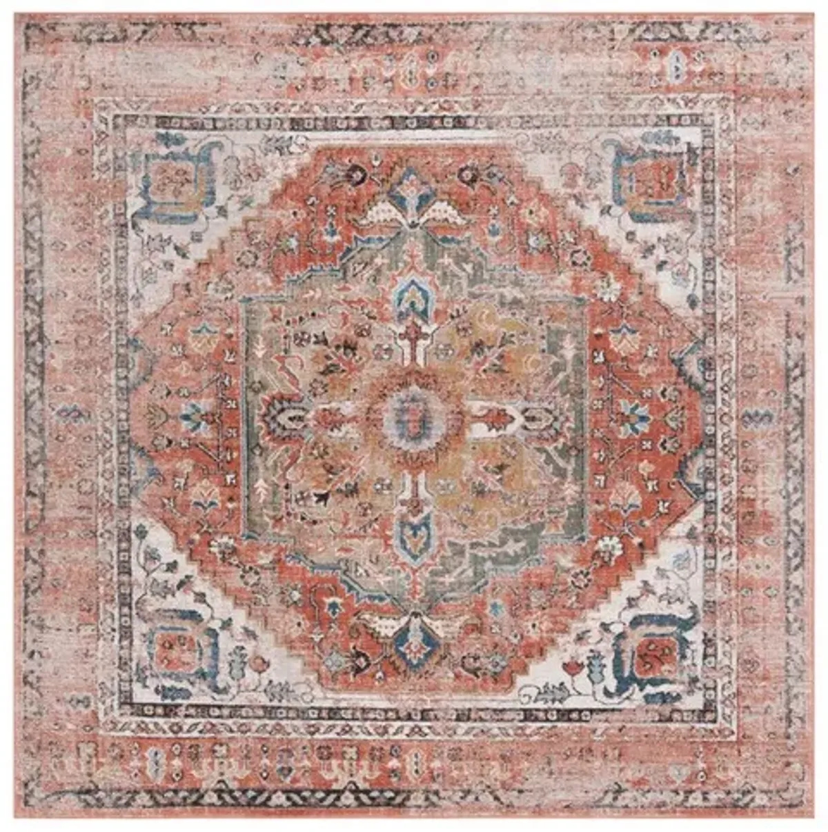 CORNELIA 208 Multi 6'-7' X 6'-7' Square Square Rug