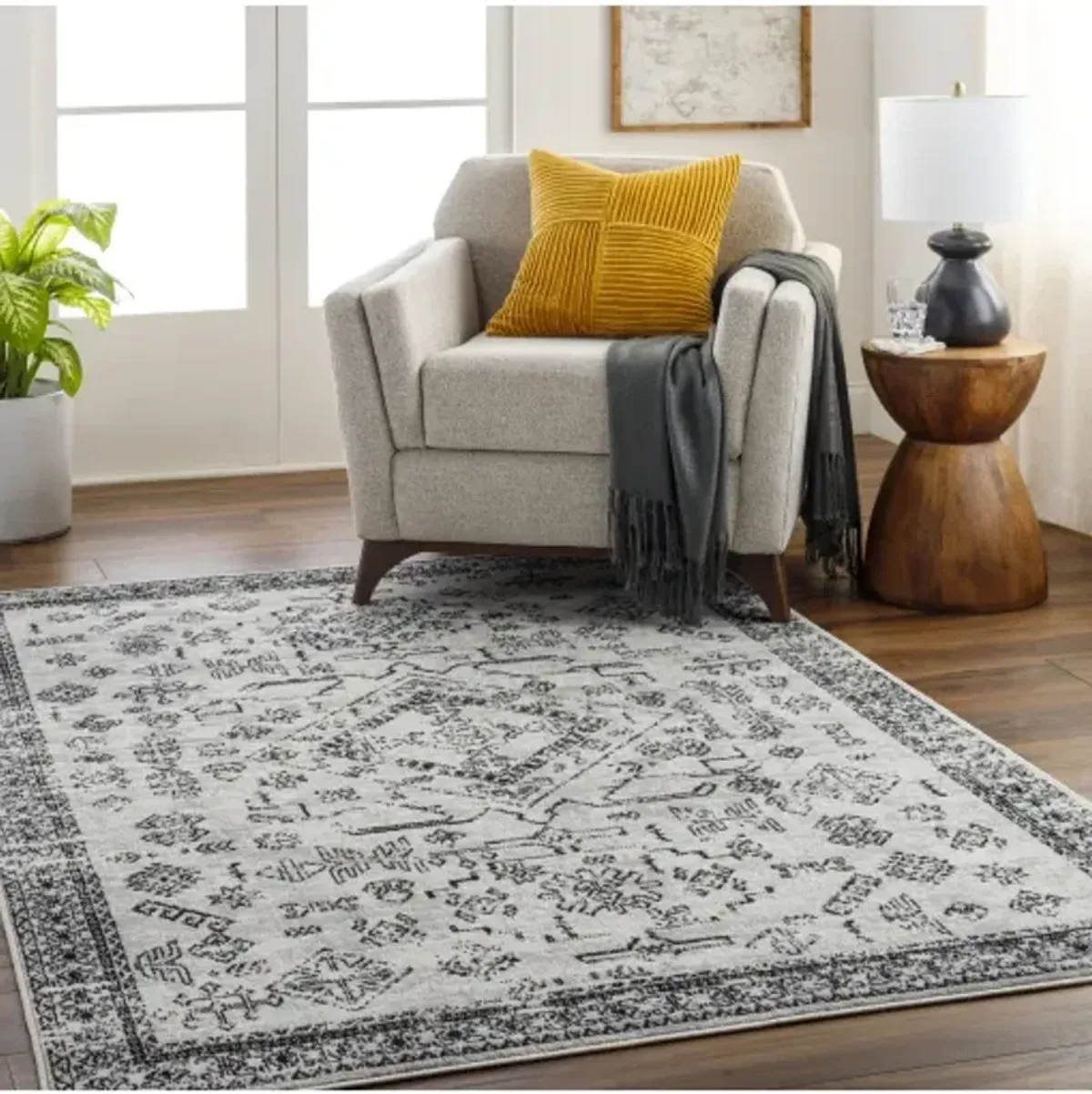 Pisa PSS-2366 7'10" x 10' Machine Woven Rug