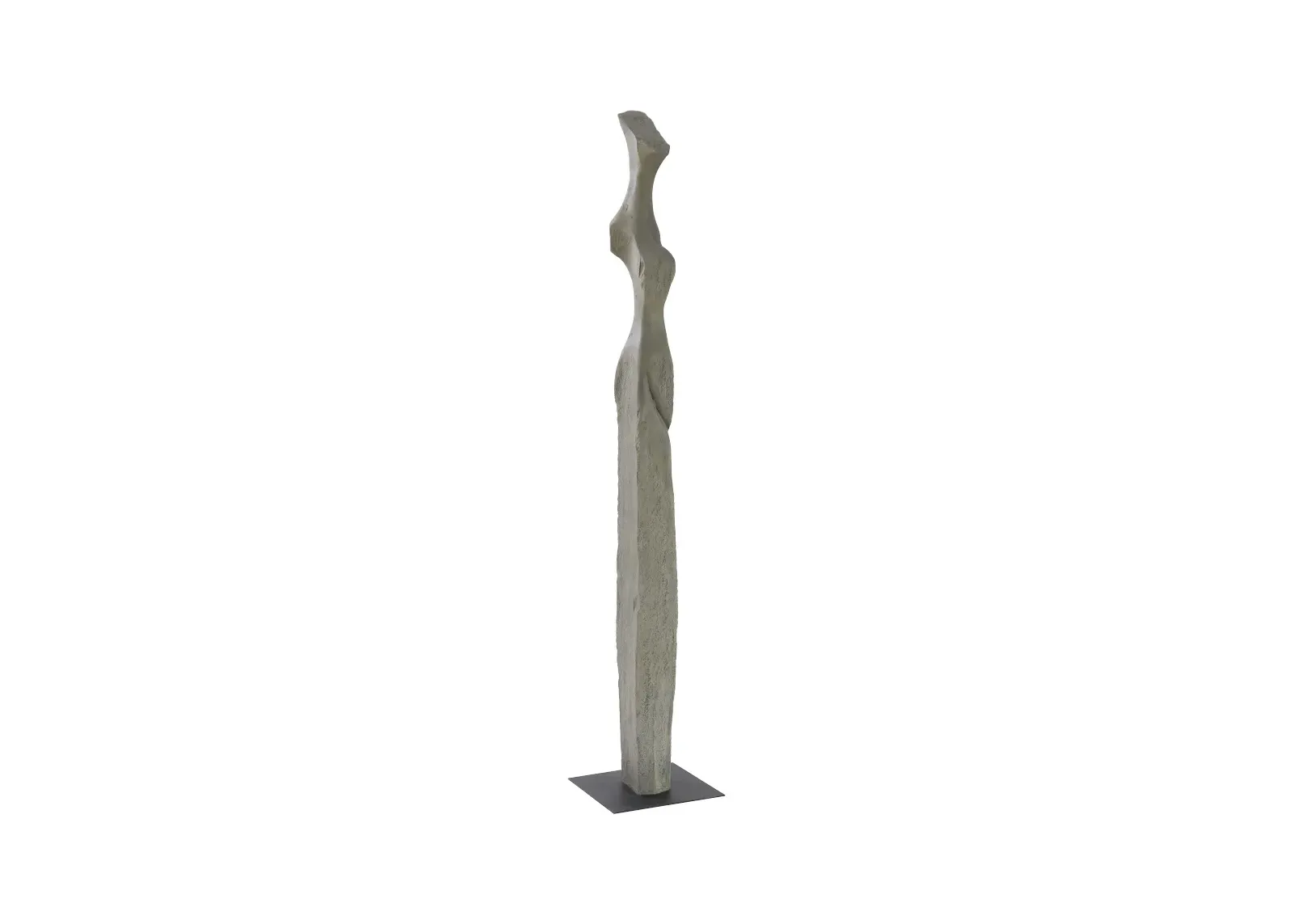 Cast Women Sculptures, C , Colossal, Splinter Stone Finish