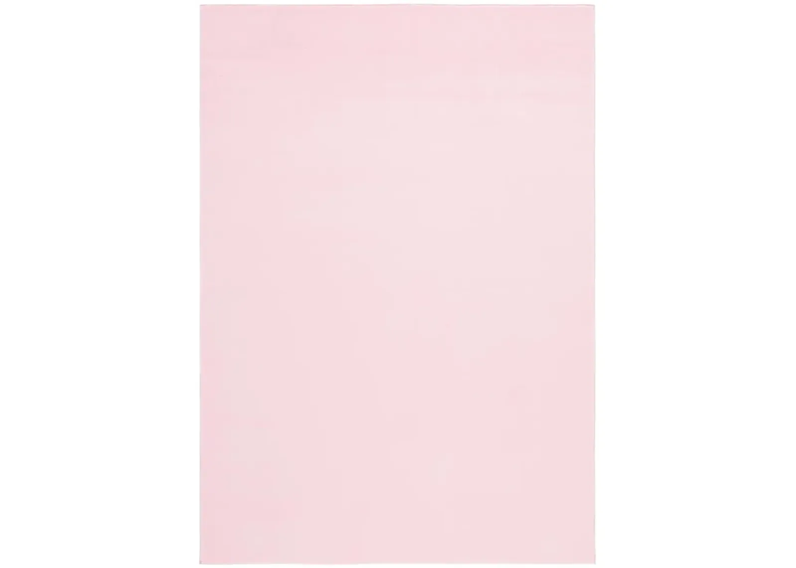 FAUX RABBIT FUR 100 PINK 4' x 6' Small Rectangle Rug