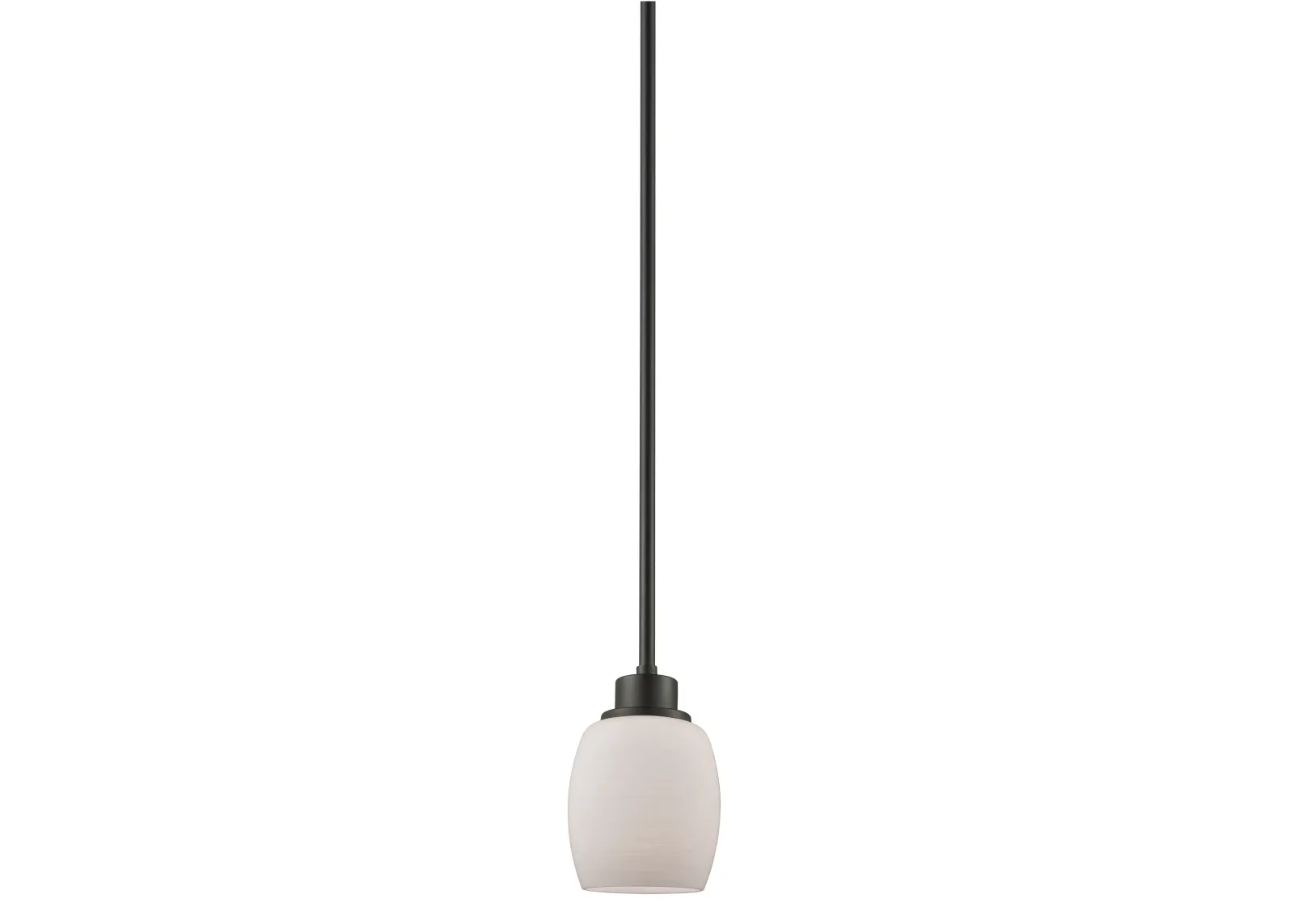 Casual Mission 5" Wide 1-Light Mini Pendant - Oil Rubbed Bronze