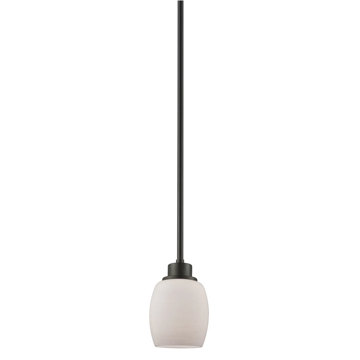 Casual Mission 5" Wide 1-Light Mini Pendant - Oil Rubbed Bronze