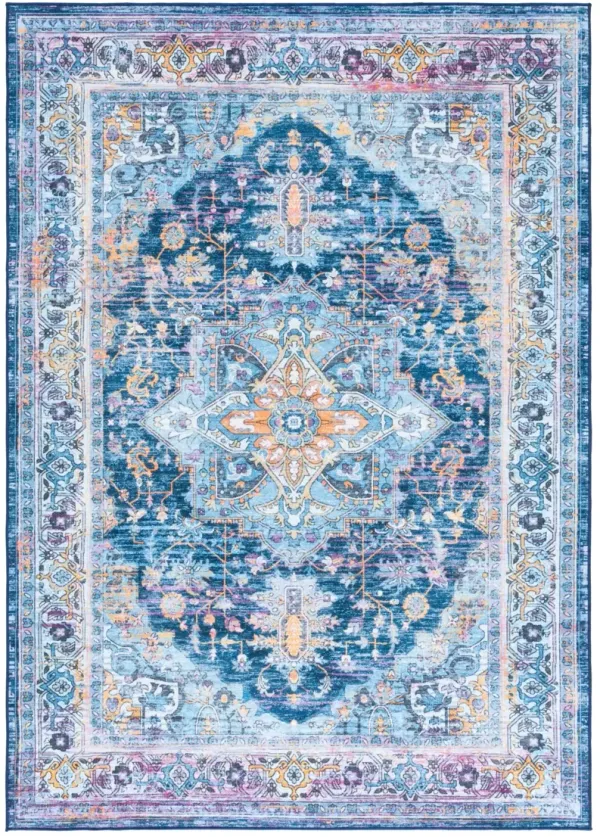 ORLANDO 756 LIGHT BLUE  5'-3' x 7'-6' Medium Rectangle Rug