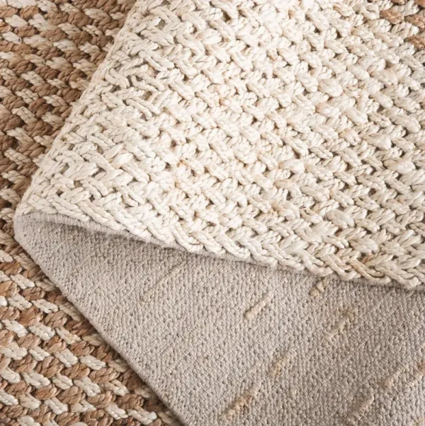 NATURAL FIBER 875 NATURAL  6' x 6' Square Square Rug