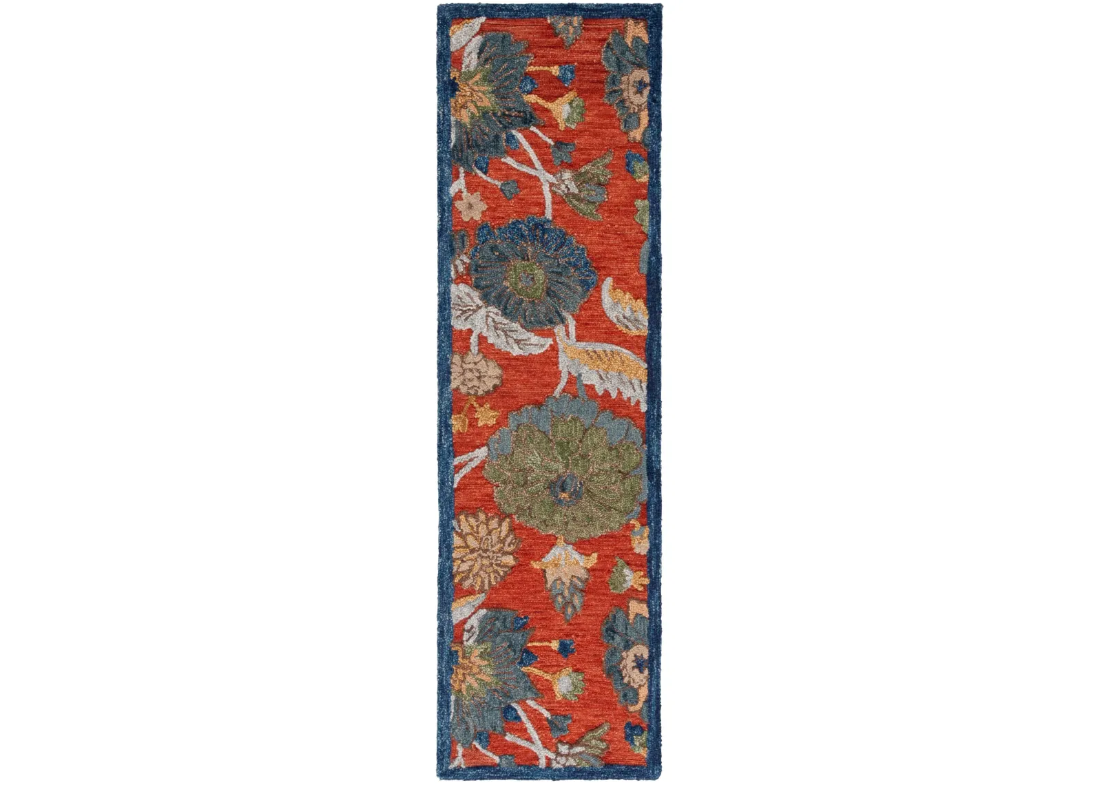 BLOSSOM 567 ORANGE  2'-3' x 8' Runner Rug