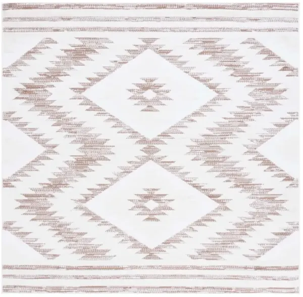 ALAMO 737 Beige 6'-7' X 6'-7' Square Square Rug