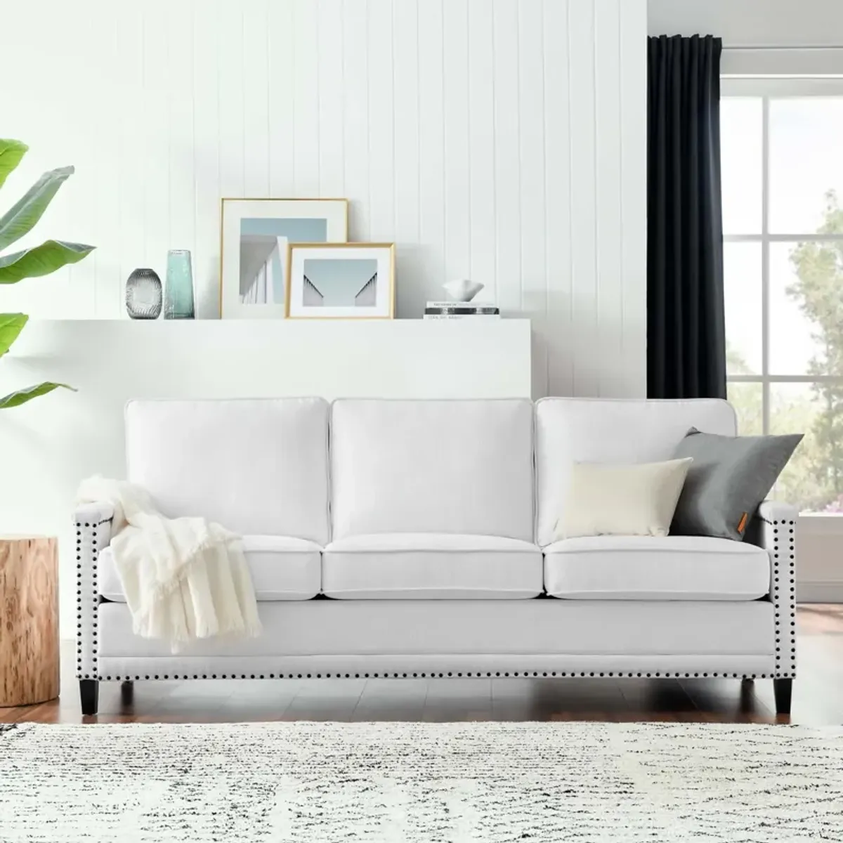 Ashton Upholstered Fabric Sofa