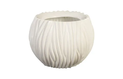 alon planter, gel coat white