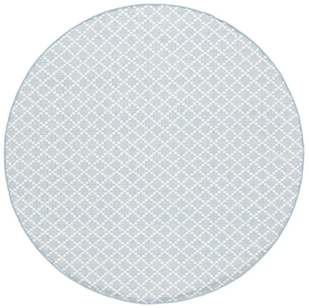 VERMONT 908 LIGHT BLUE  6' x 6' Round Round Rug