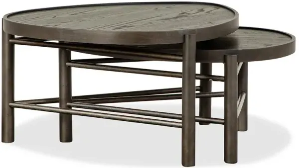 Shaped Nesting Cocktail Table