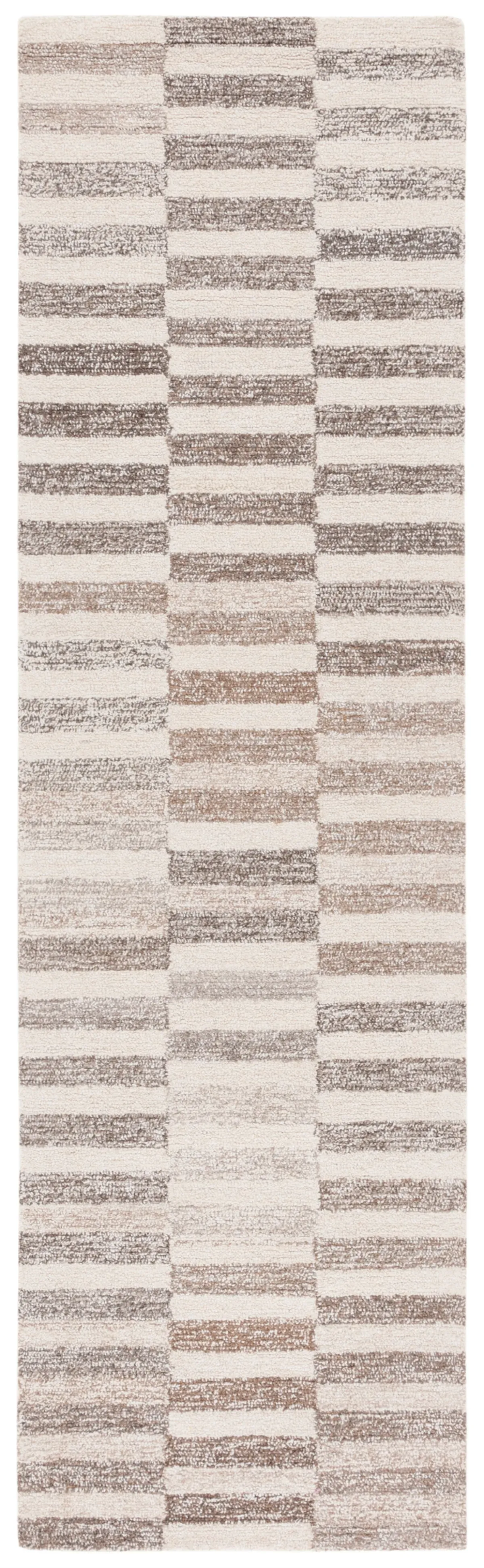 EBONY 601 BEIGE  2'-3' x 8' Runner Rug