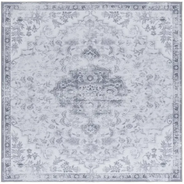 TUCSON 117 M/W S/R LIGHT GREY  6' x 6' Square Square Rug