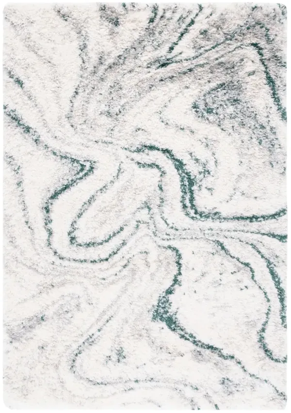 FONTANA SHAG 848 IVORY  4' x 6' Small Rectangle Rug