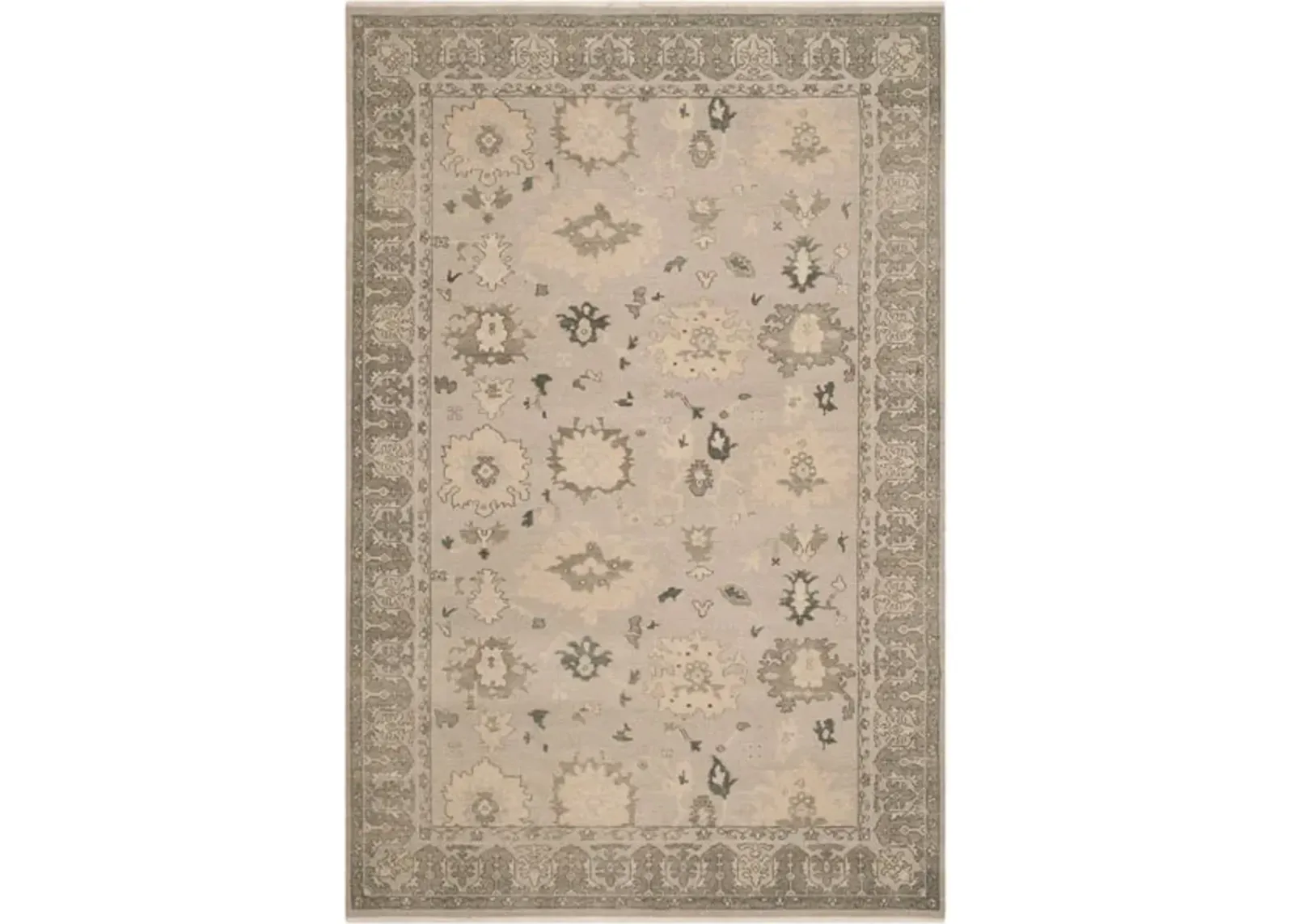 OUSHAK 889 Silver  9' X 12' Large Rectangle Rug