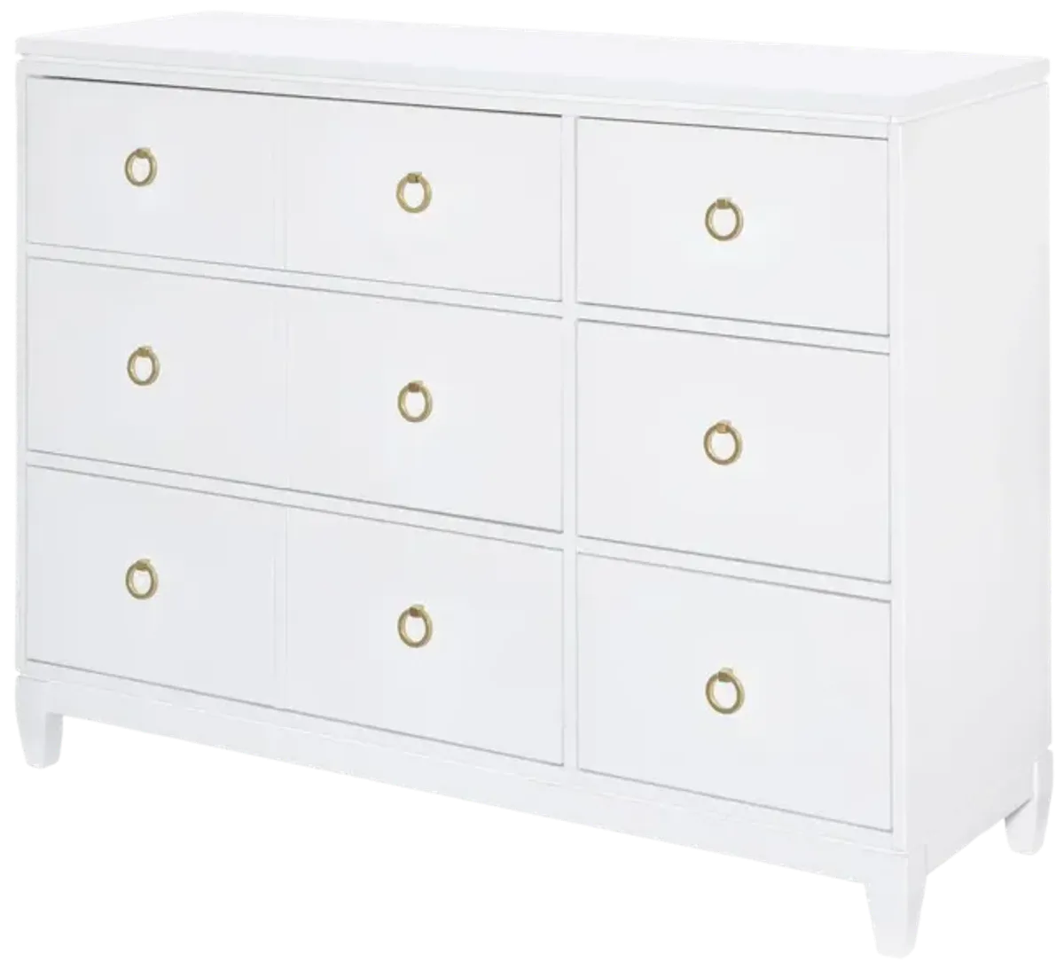 Summerland White Dresser White Finish