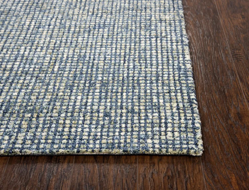 Talbot Blue Tweed Wool 10' x 13' Rectangle Rug