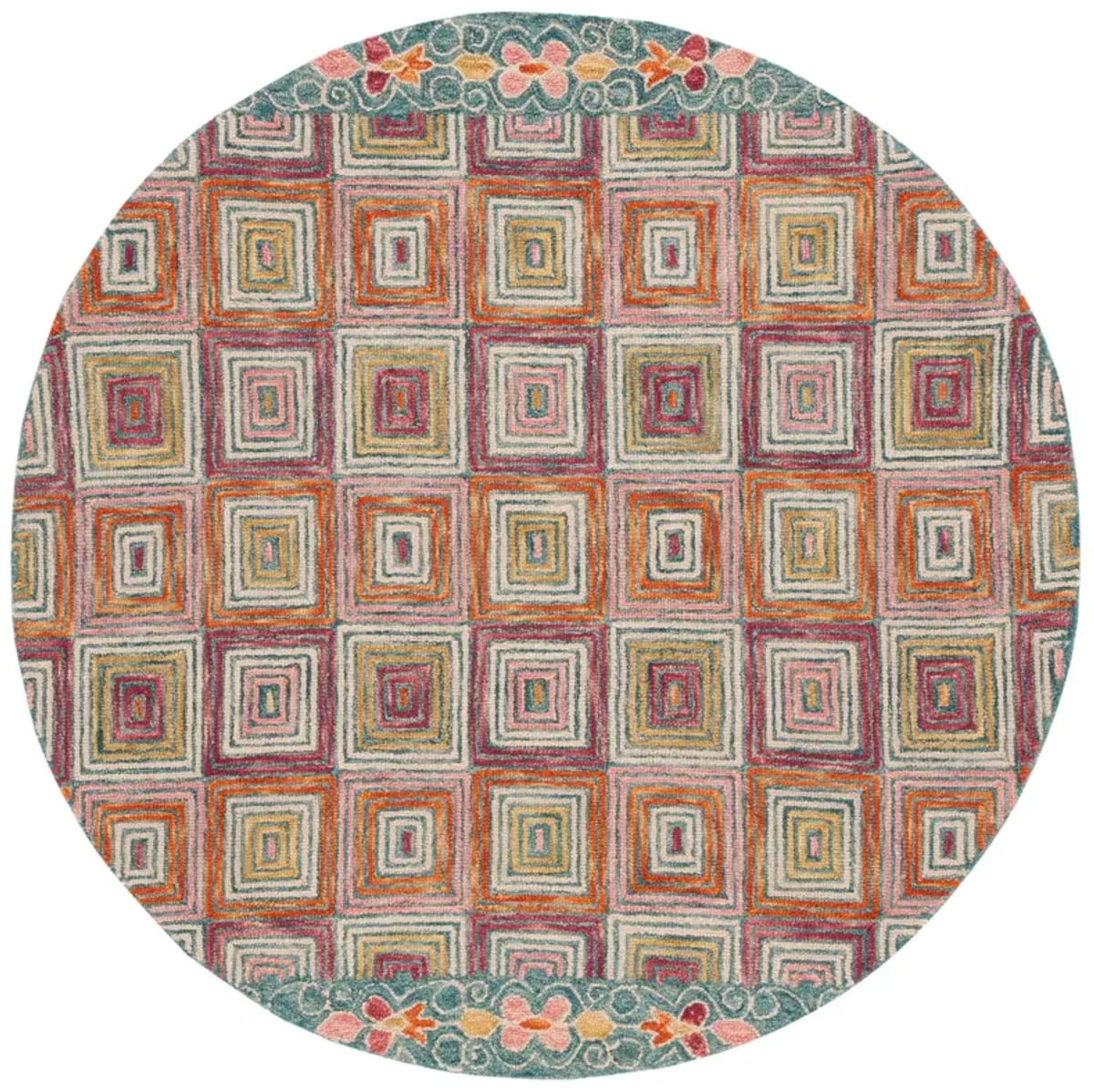 ASPEN Hand Tufted 6' x 6' Round area rug