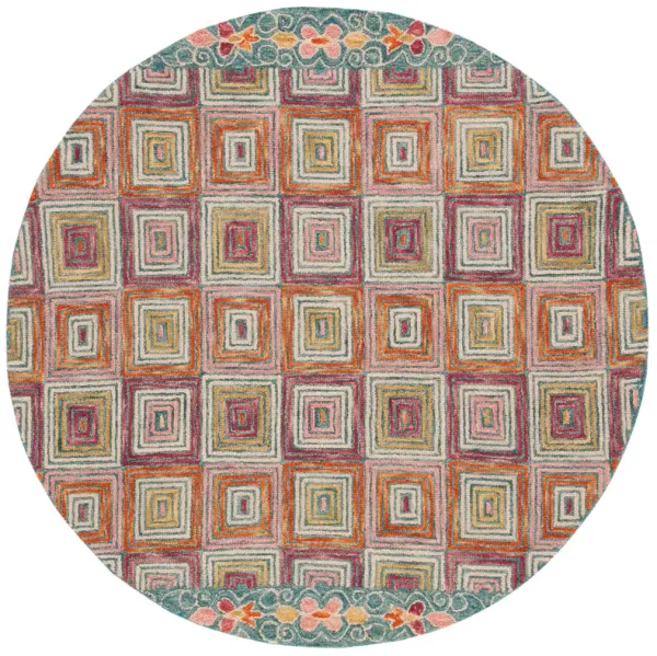 ASPEN Hand Tufted 6' x 6' Round area rug