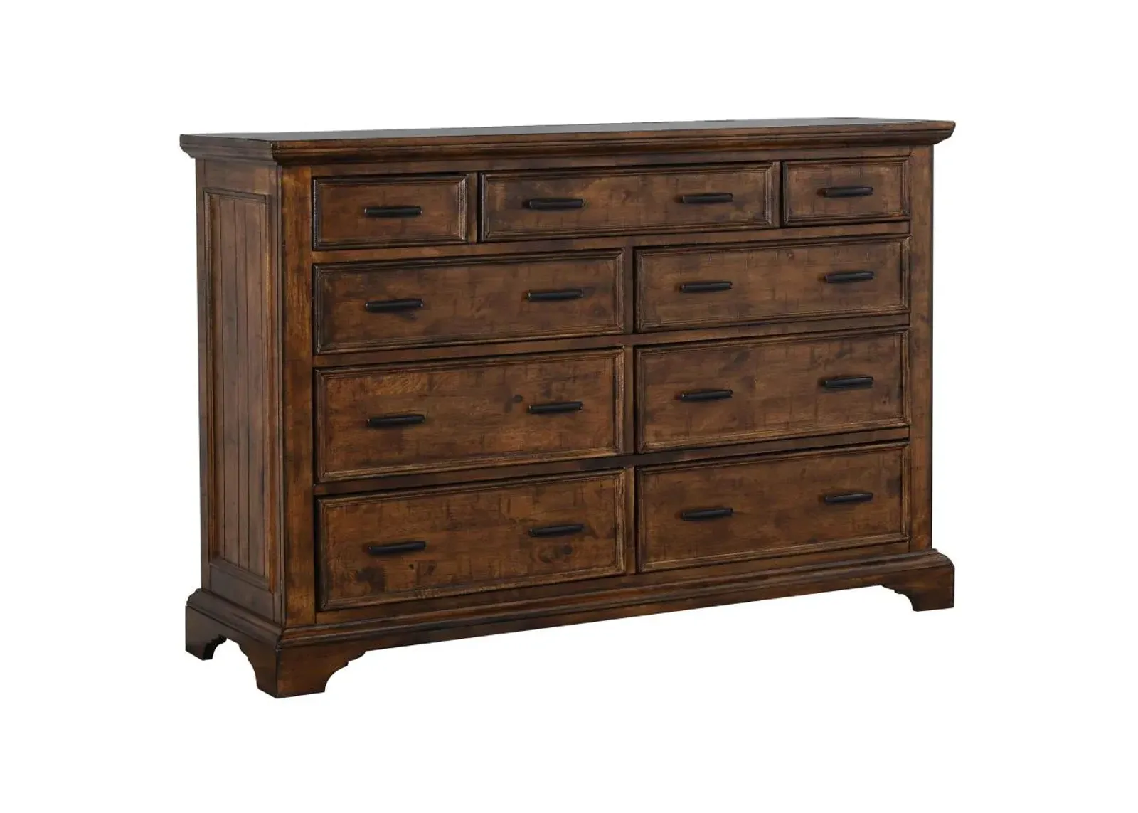 Elk Grove 9-drawer Dresser with Jewelry Tray Vintage Bourbon