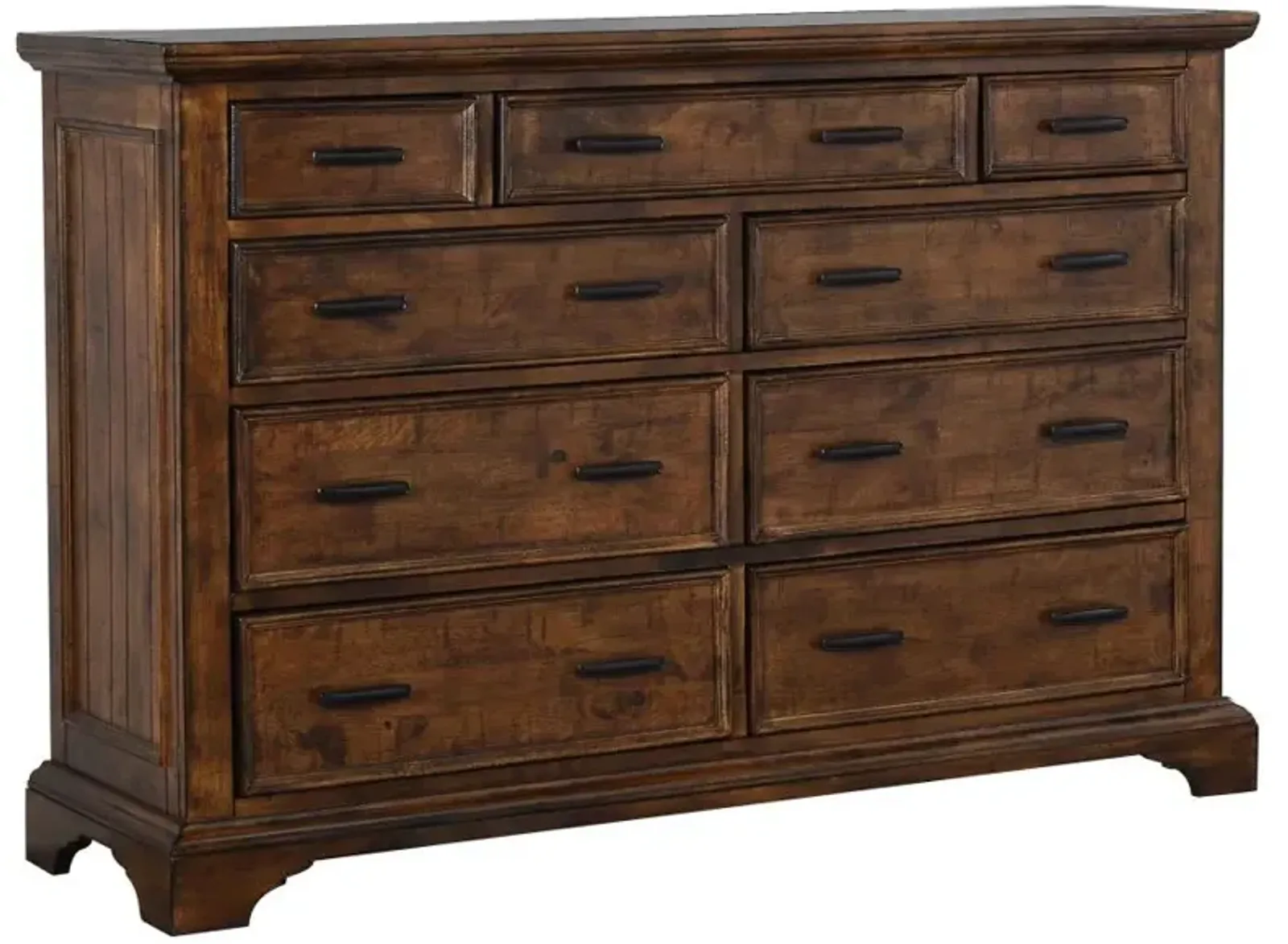 Elk Grove 9-drawer Dresser with Jewelry Tray Vintage Bourbon