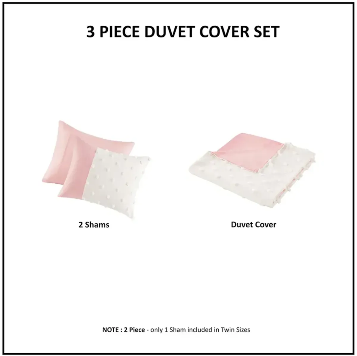 Colorblock Clip Jacquard Duvet Cover Set