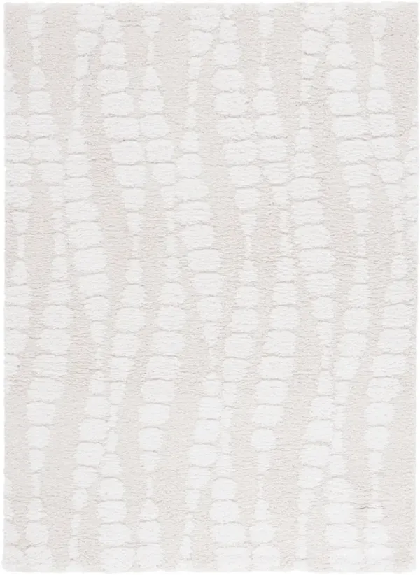 RUMI SHAG 128 IVORY  9' x 12' Large Rectangle Rug