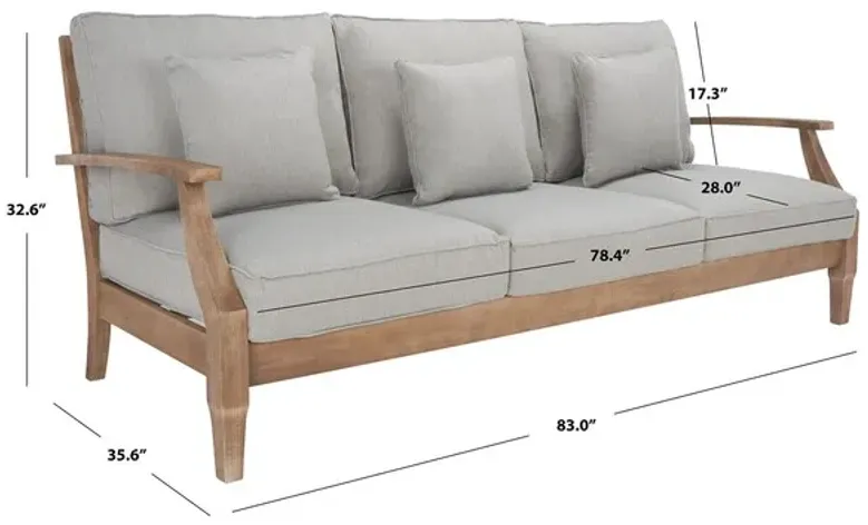 Martinique Wood Patio Sofa