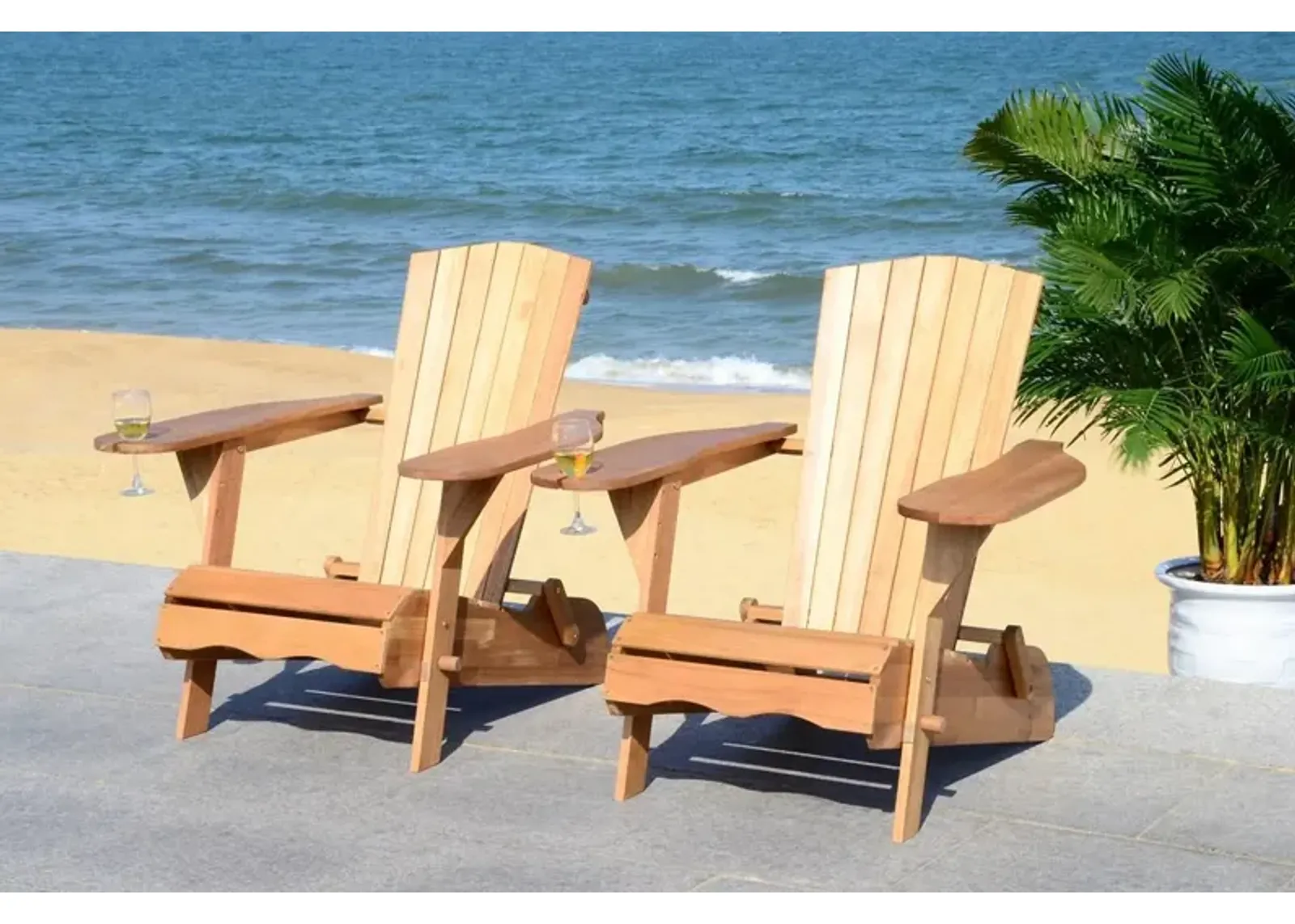 Breetel Adirondack Outdoor Chairs - Set of 2