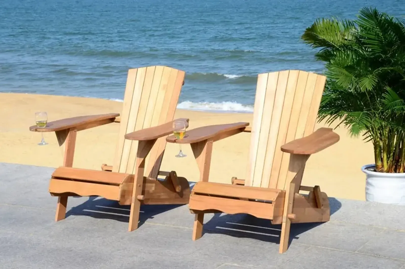 Breetel Adirondack Outdoor Chairs - Set of 2