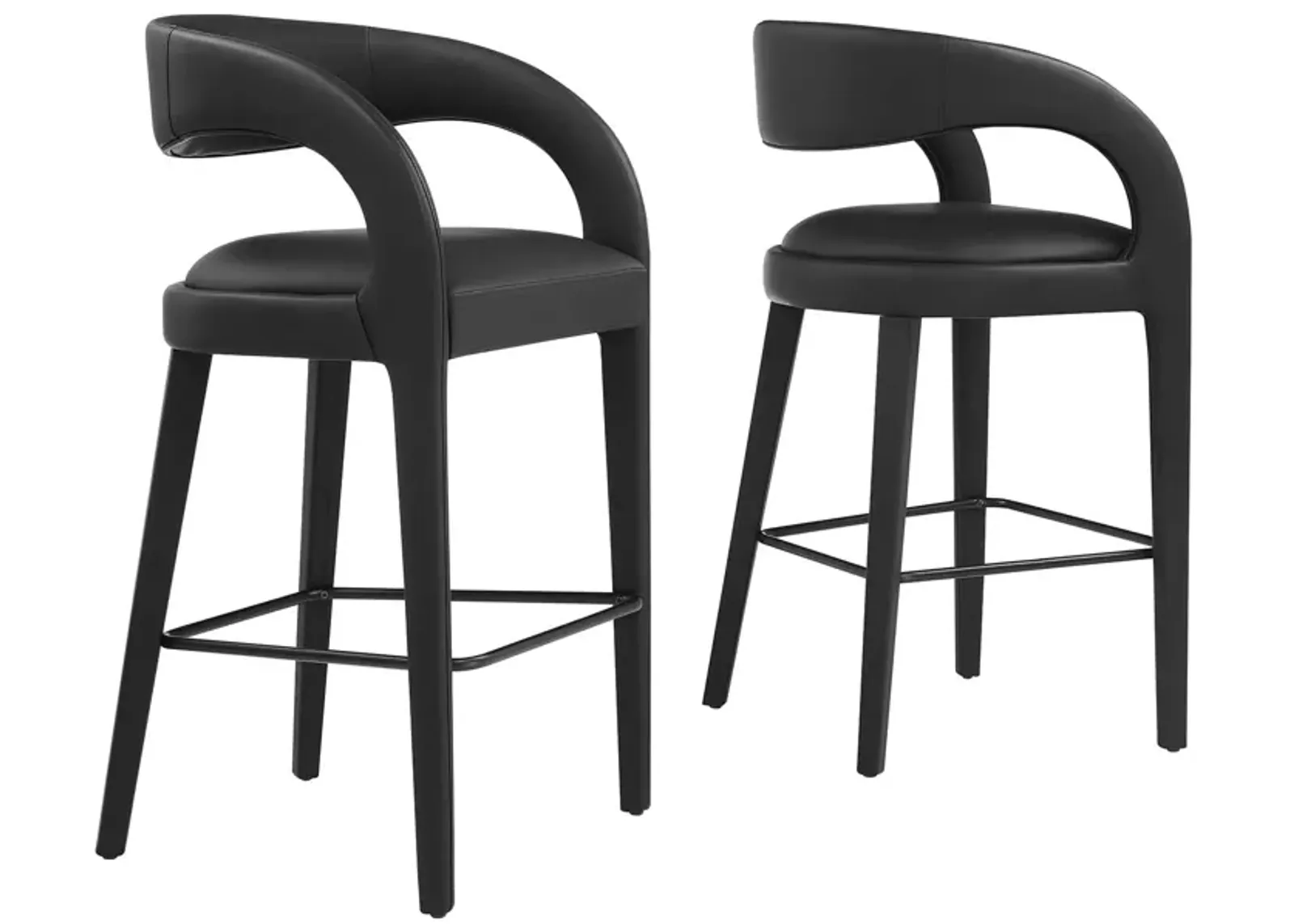 Pinnacle Vegan Leather Barstool - Set of 2