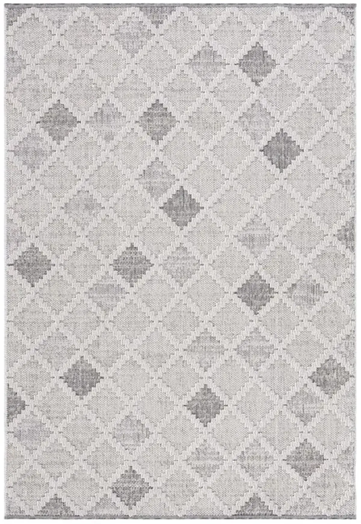 GLOBAL 408 Grey  4' X 6' Small Rectangle Rug