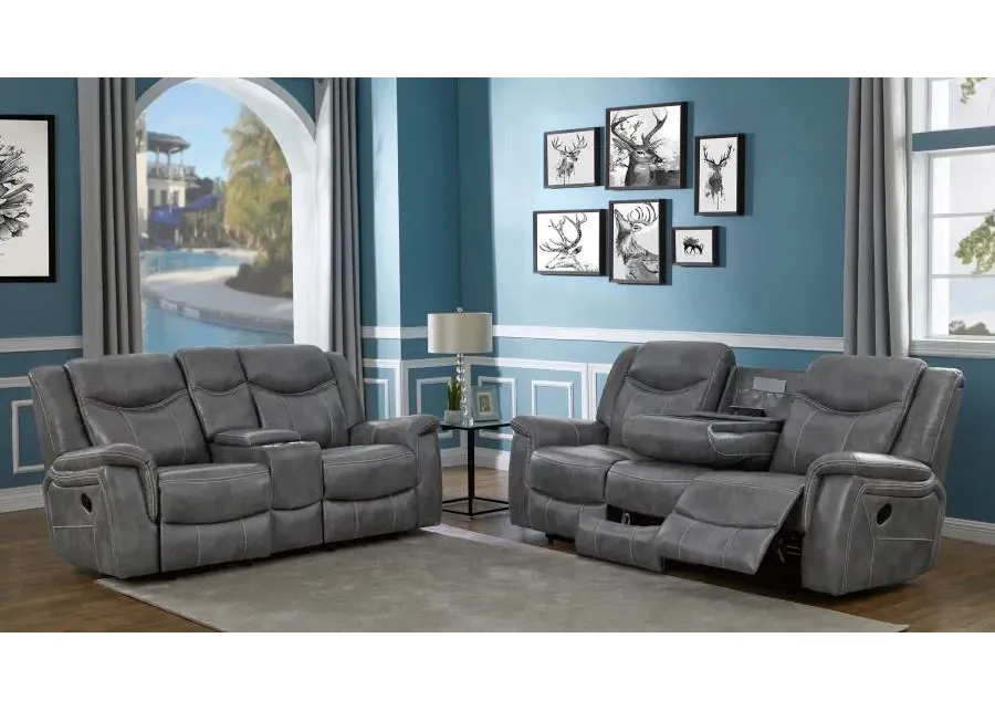 Conrad 2-piece Living Room Set Grey