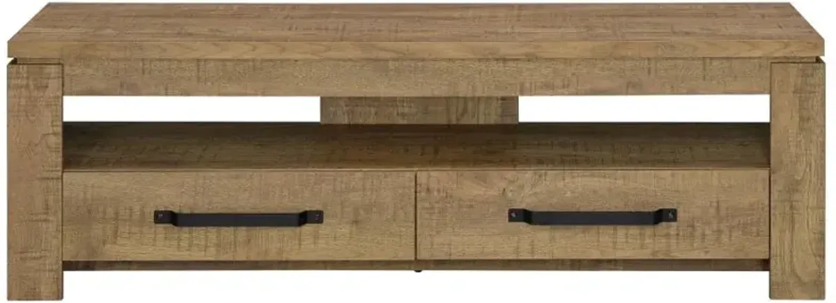 Elkton 2-drawer Engineered Wood 59" TV Stand Mango