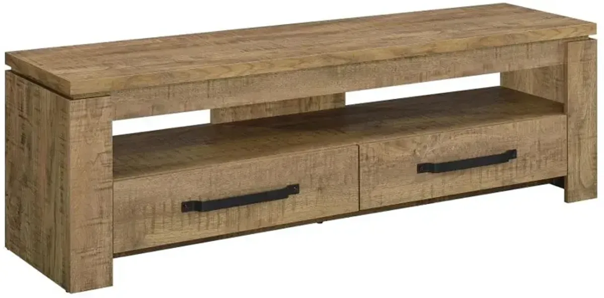 Elkton 2-drawer Engineered Wood 59" TV Stand Mango