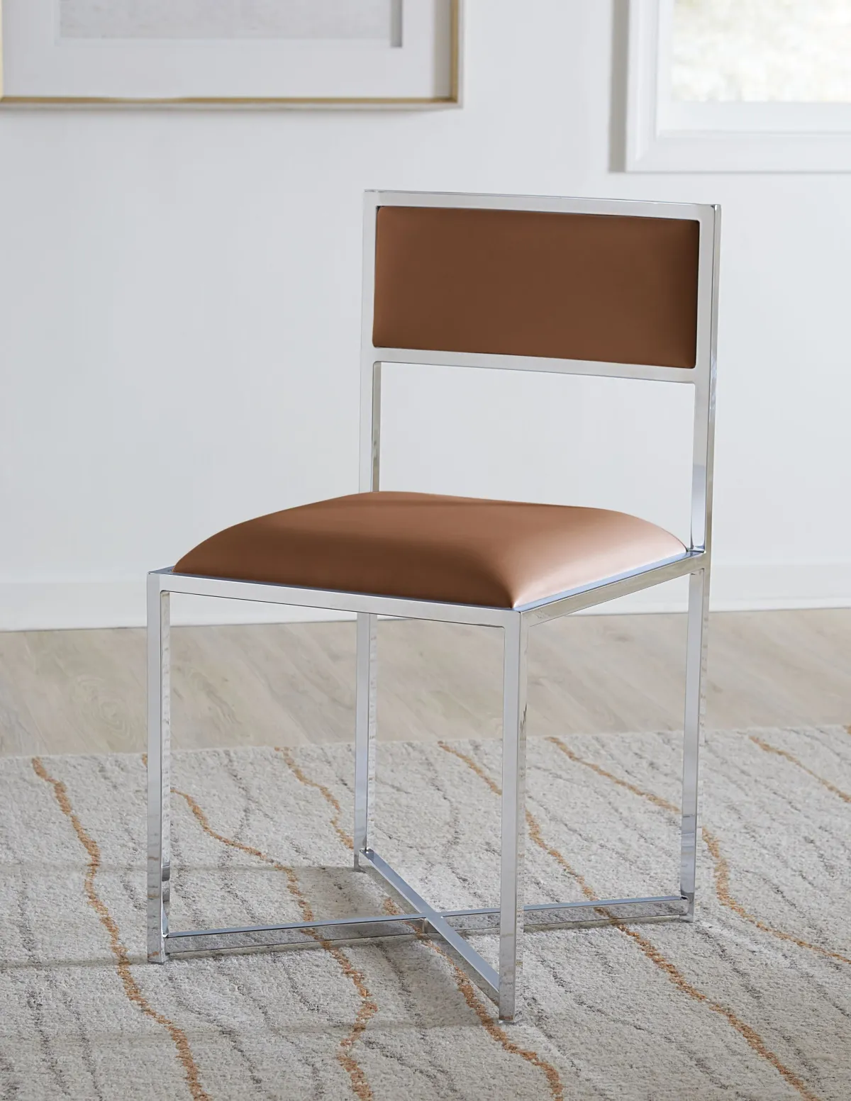 Amalfi X-Base Chair in Cognac