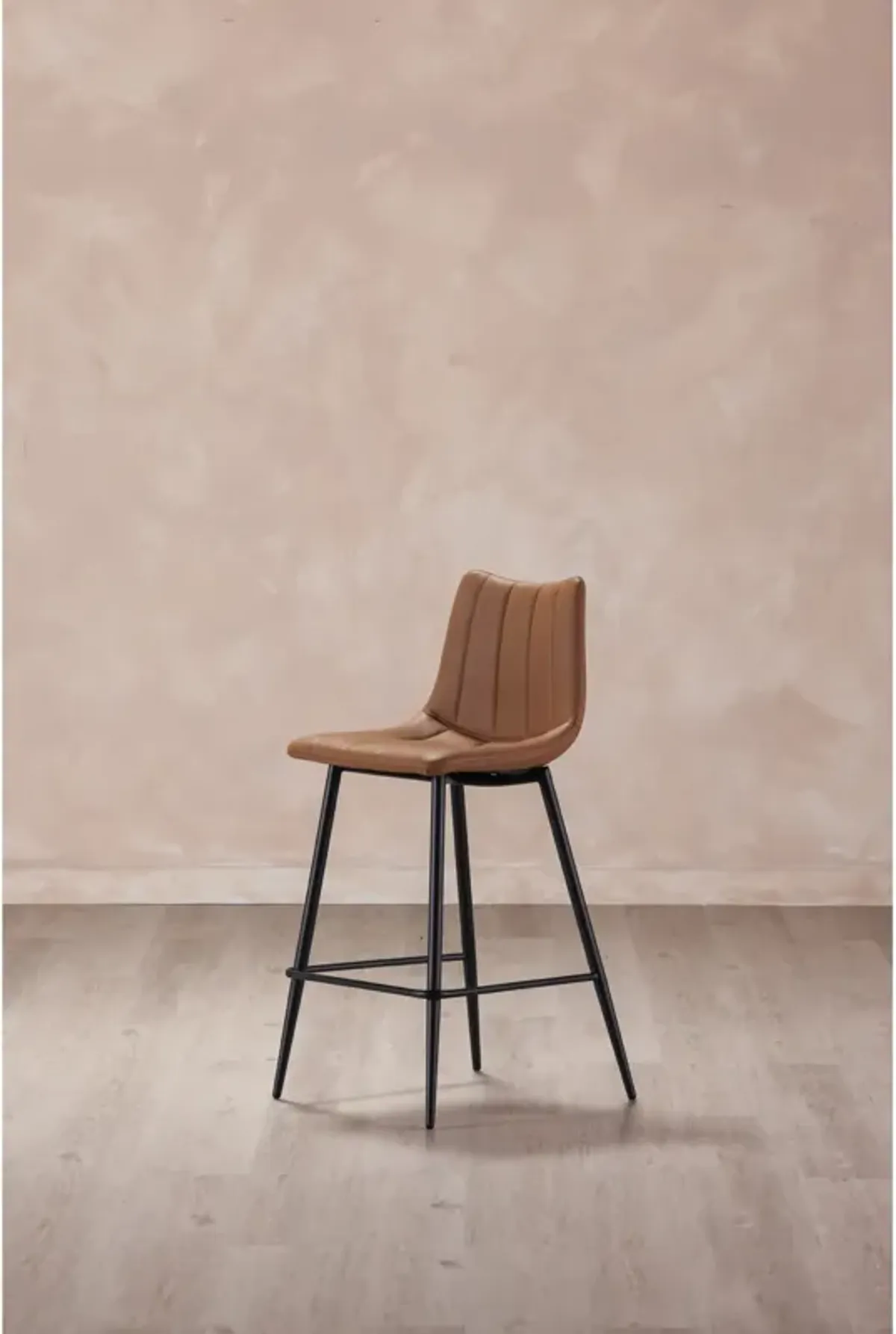 ALIBI BARSTOOL TAN-SET OF TWO