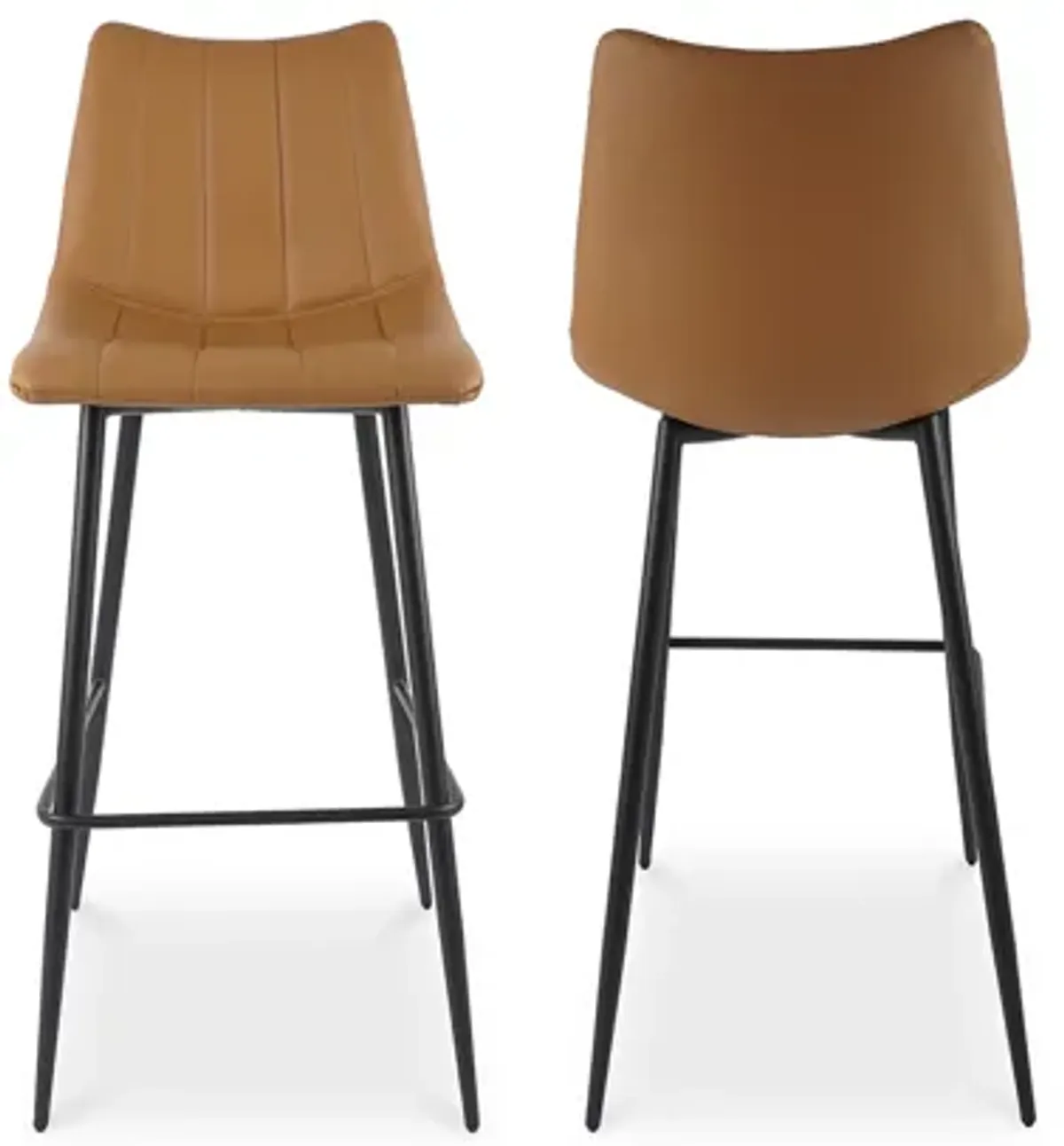 ALIBI BARSTOOL TAN-SET OF TWO