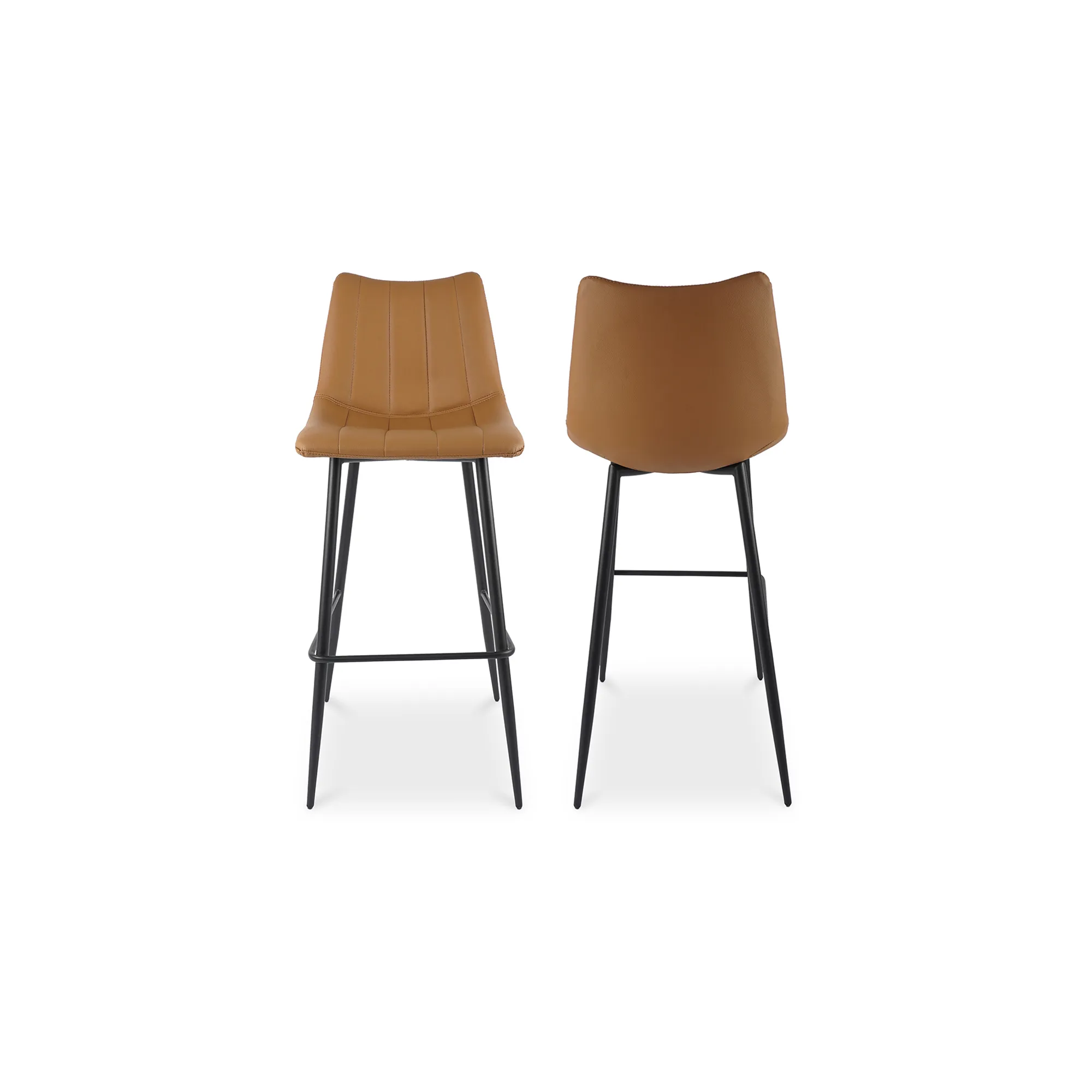 ALIBI BARSTOOL TAN-SET OF TWO