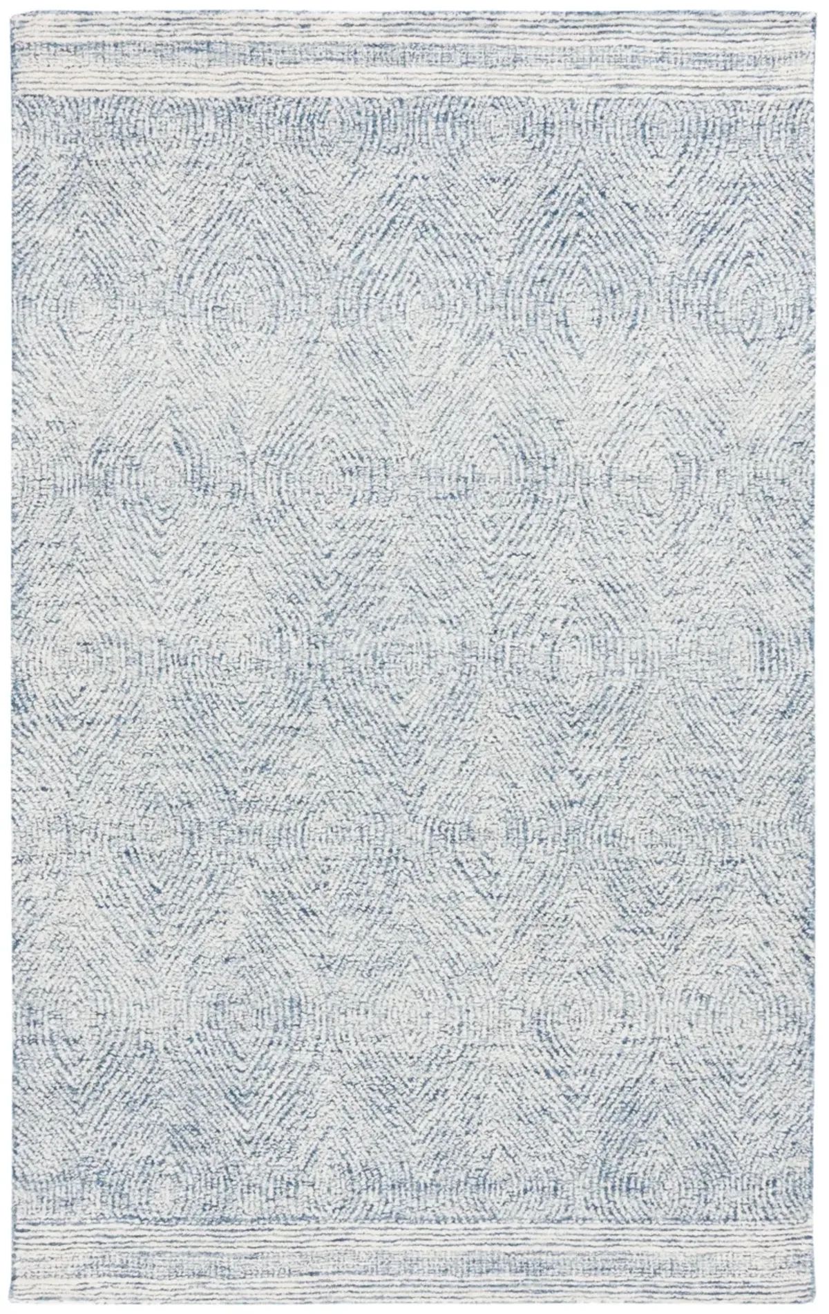 ABSTRACT Hand Tufted 6' x 9' area rug
