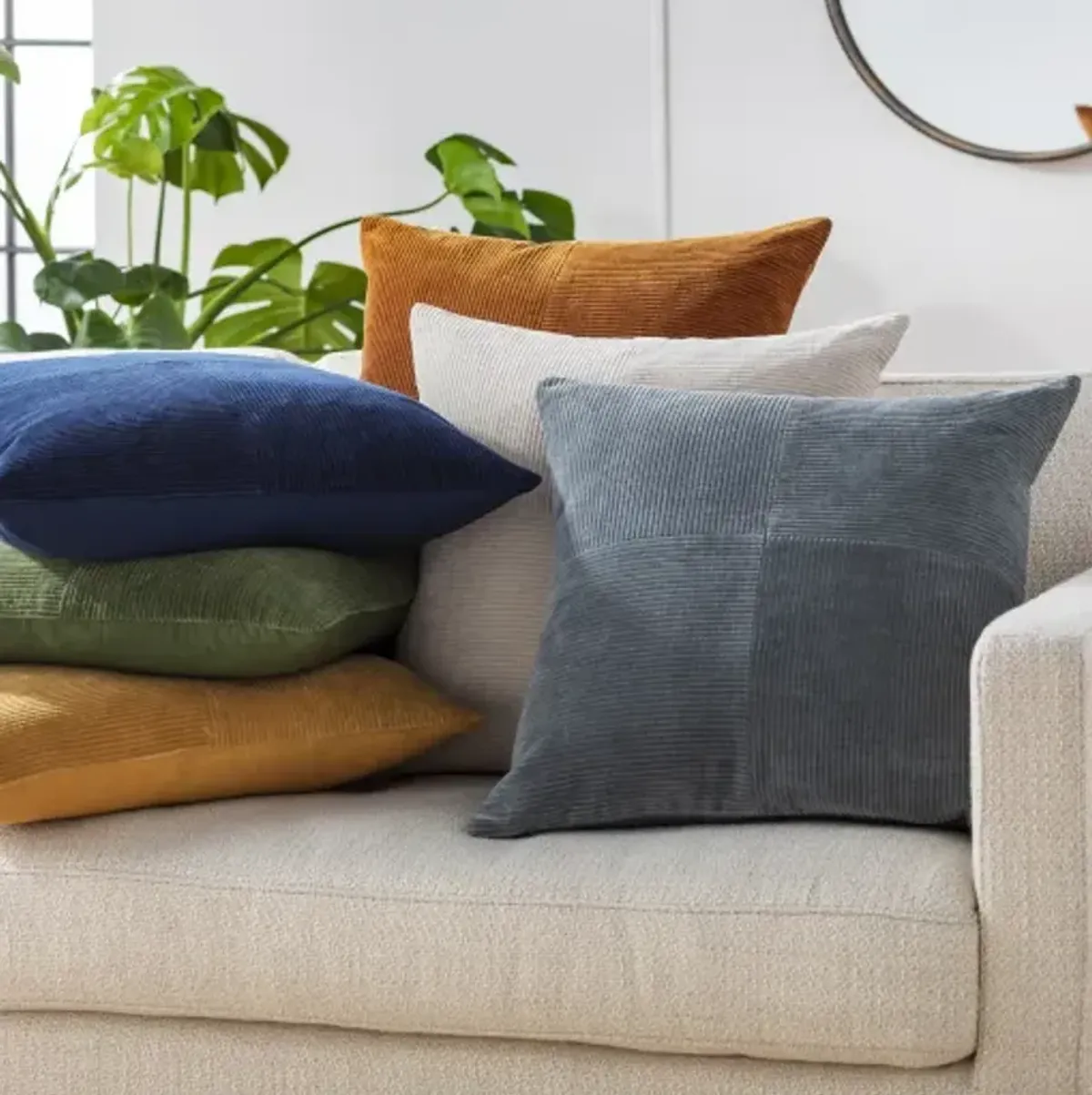 Corduroy Quarters Pillow Kit