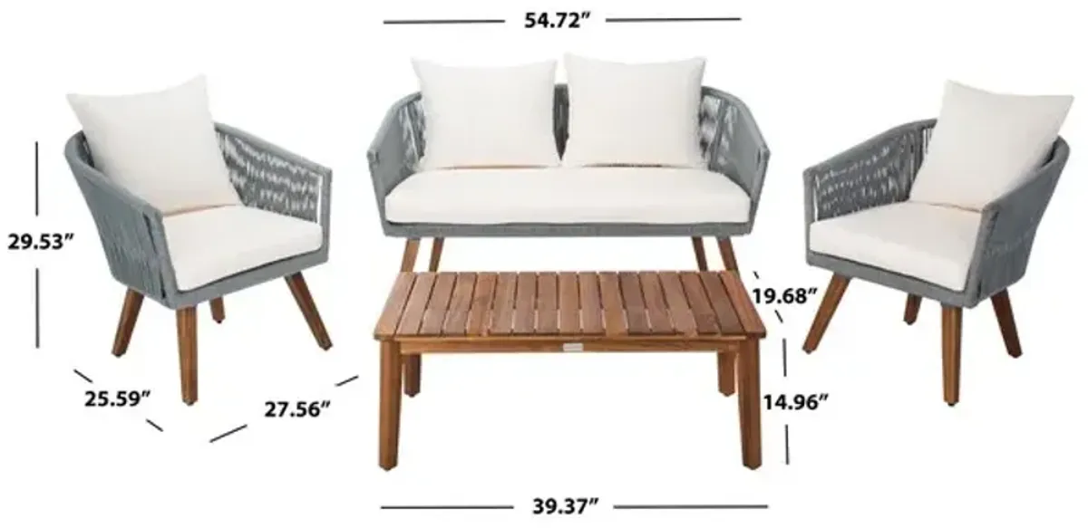 VELSO 4 PC LIVING SET