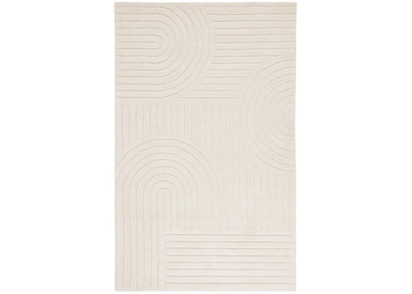 MYKONOS 404 IVORY 8' x 10' Large Rectangle Rug