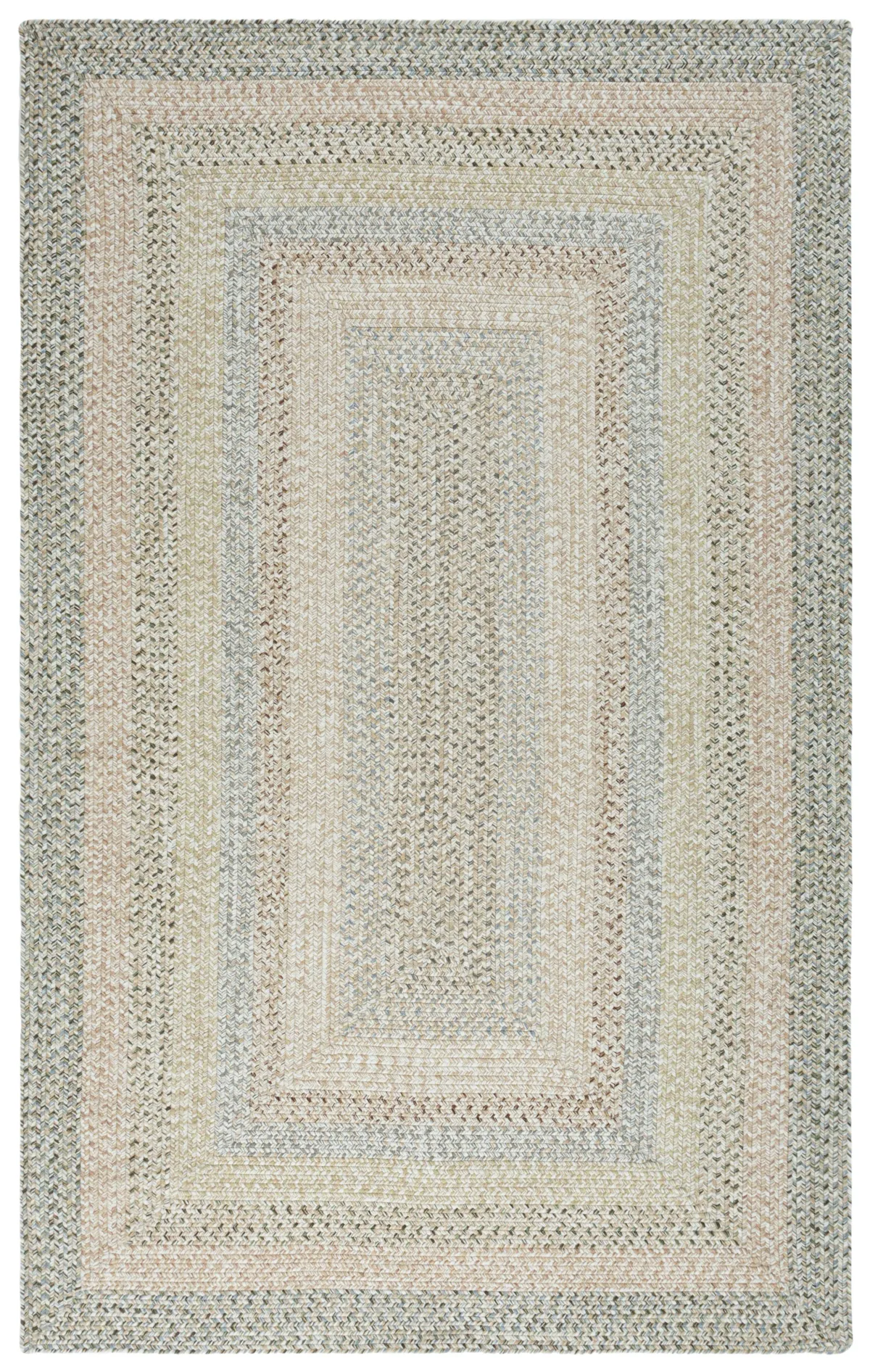 BRAIDED Hand Woven 2' x 3' area rug