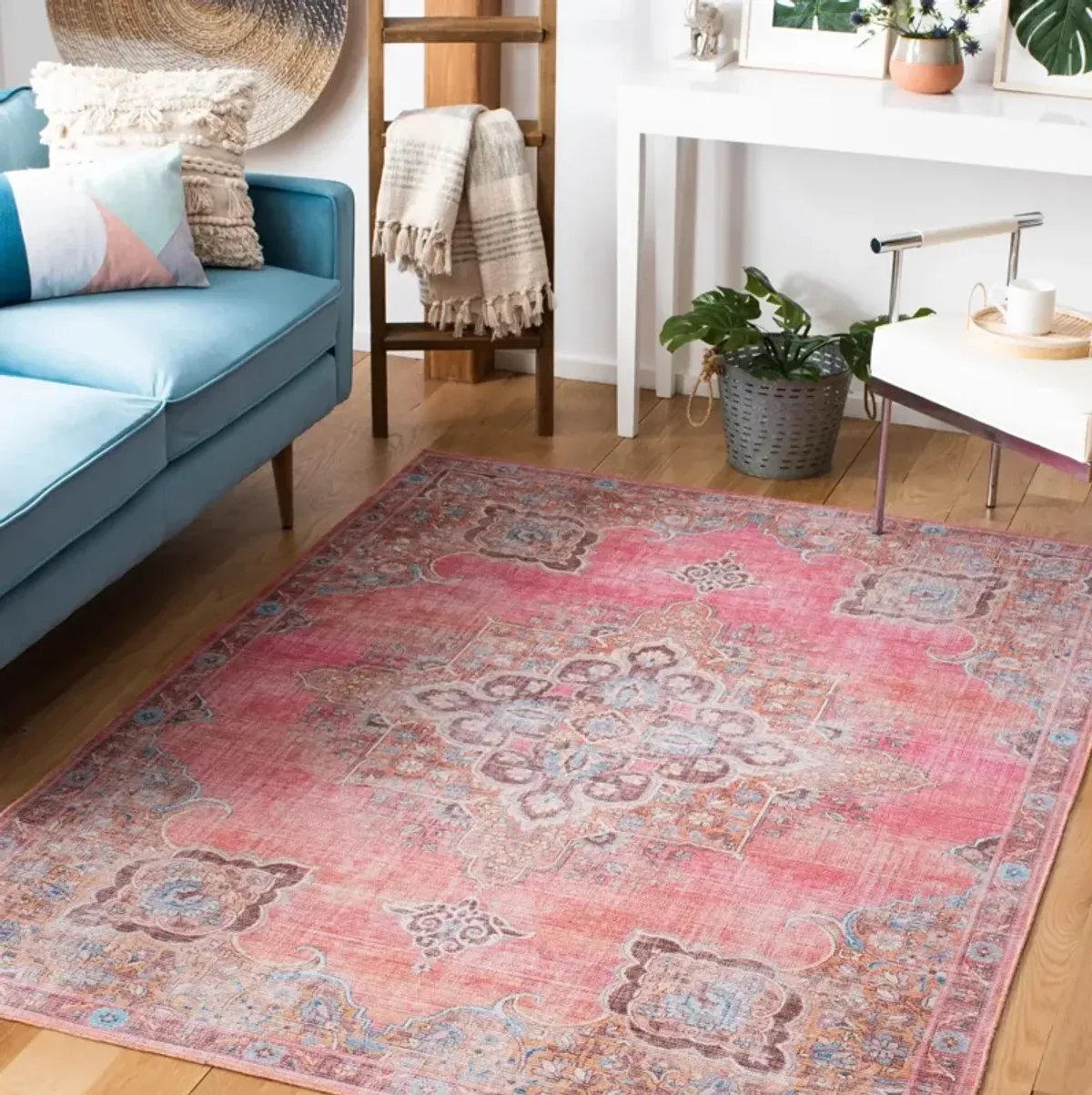 SERAPI 580 PINK  11' x 15' Large Rectangle Rug