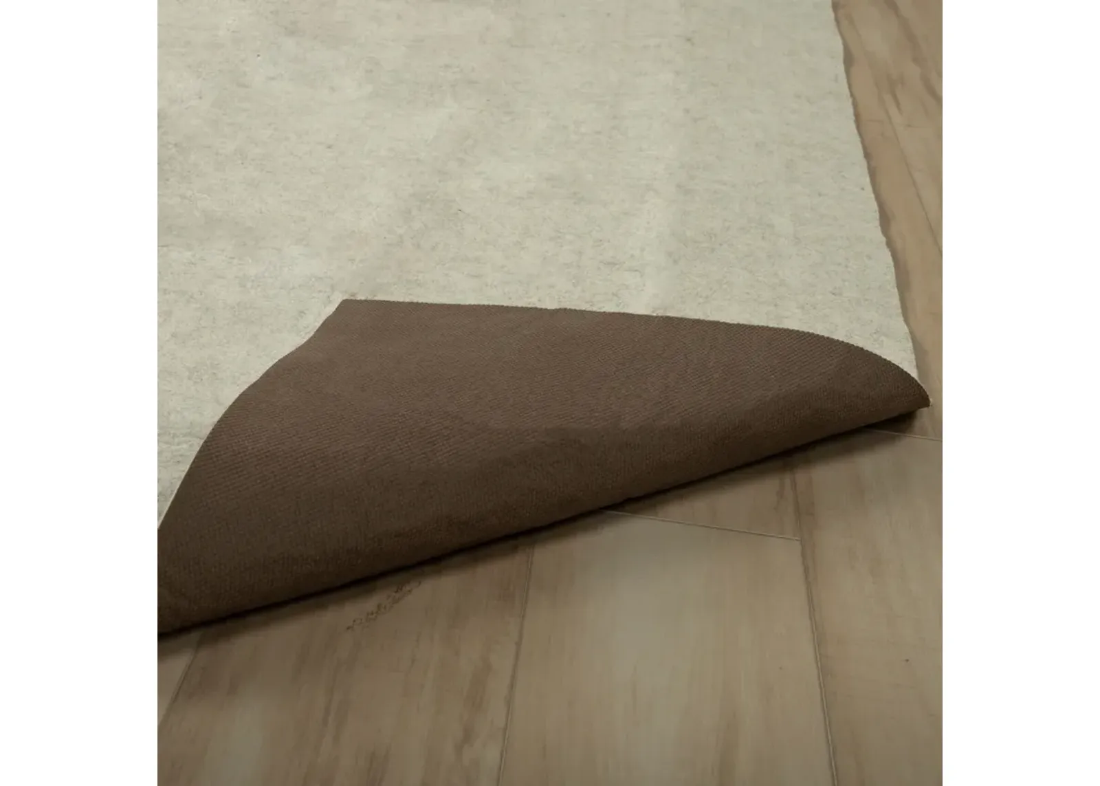 Ultra Rug Pad Beige Solid under padding Recycled Synthetic 10' x 14' Rectangle Rug Pad